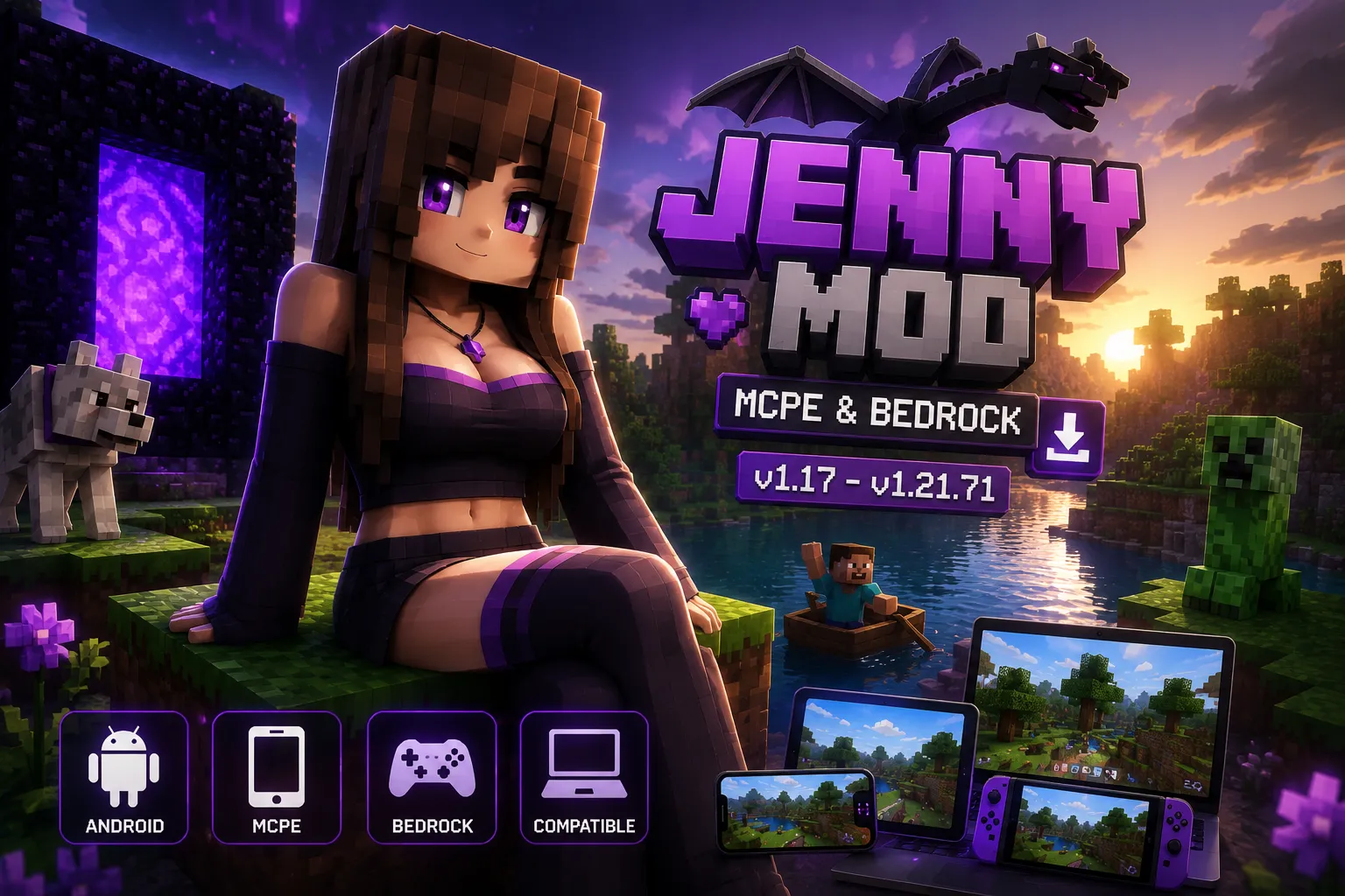 Jenny Mod For MCPE